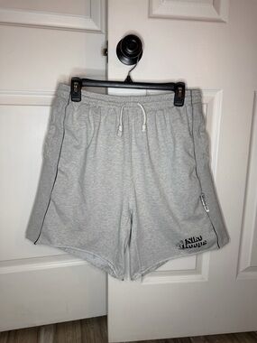 Nike Standard Issue Fleece Shorts Men`s Size L Gray DH7383-050 Sweat Shorts